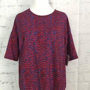 NWT Lularoe Irma Short Sleeve Top Blouse Shirt